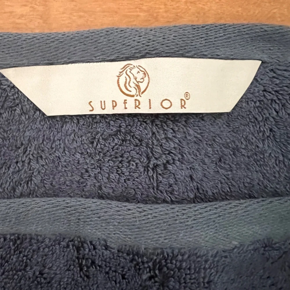 Superior Lush Hand Towel, Set of 3, River Blue, New with Tags, 16